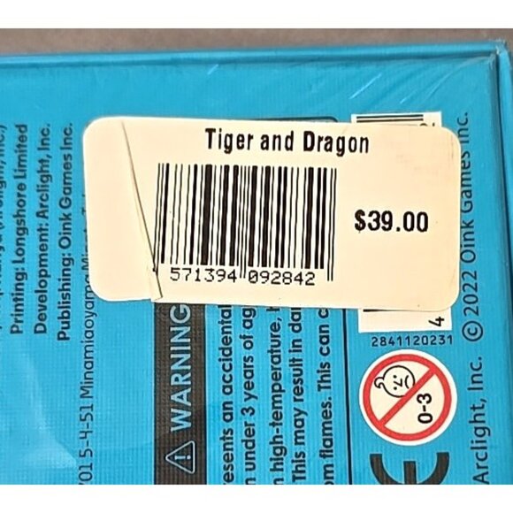 Tiger & Dragon: Board Tile Game - Atsushi Hashimoto Arclight Games NEW in Box - Picture 3 of 8